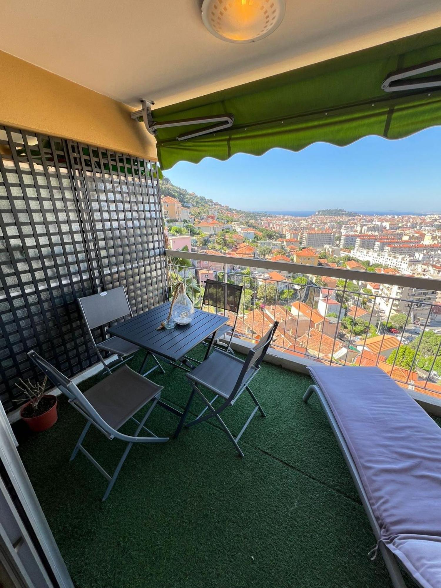 & Calme 3p Climatise 2 Vue Panoramique Parking Privatif En Sous Sol Ницца
